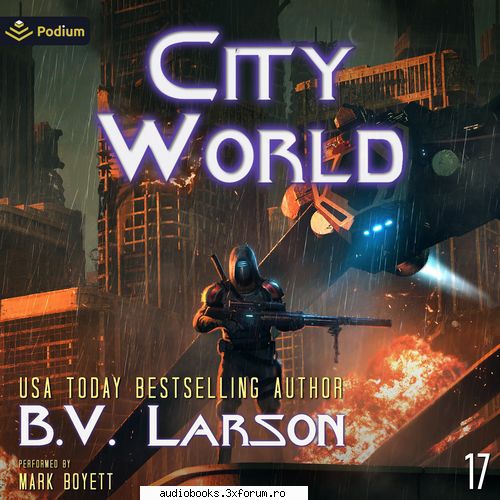 b.v. larson city book 17by: b.v. by: mark undying book 17length: hrs and mins