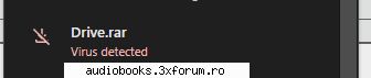 the new file for drive is infected with a virus, at least according to my system. james s.a. corey