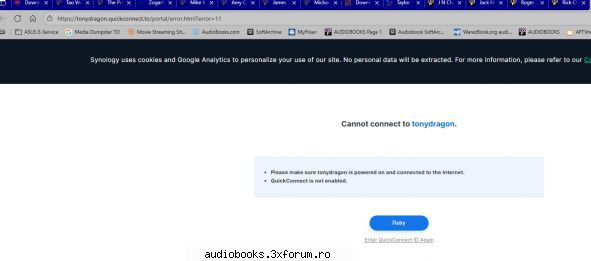 rick chesler i'm getting weird error message when trying connect your links above. can you please