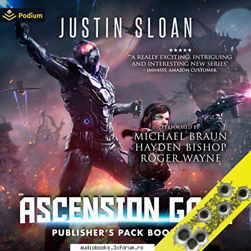 justin sloan ascension gate: gate, books 1-2by: justin by: michael braun, hayden bishop, roger hrs