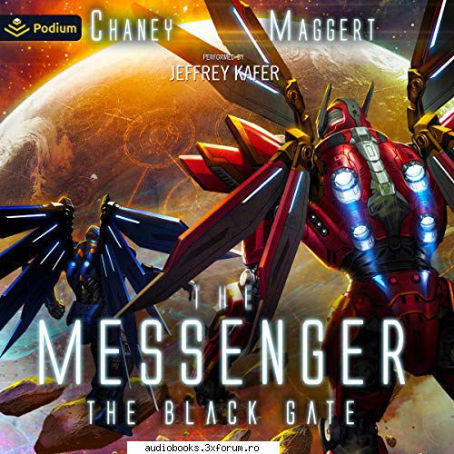 j.n. chaney the black gatethe messenger, book 11by: terry maggert, by: jeffrey hrs and mins
